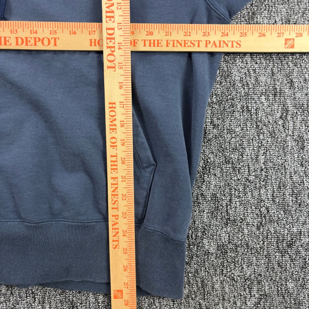 Nike Heavyweight Embroidered Hoodie Retro Faded Navy Blue Large - Picture 7 of 8